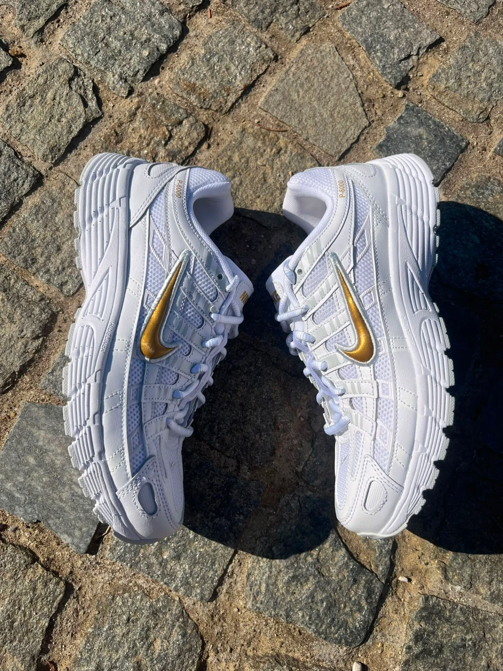 Nike P-6000 Blanco Oro Nuevas Auténticas Talla 38.5 Zapatillas Hombre Mujer Con Caja – photo 3